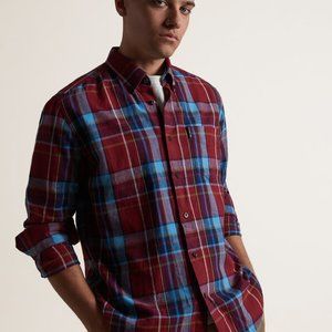 Ben Sherman Men's Madras Check Button-Down Shirt